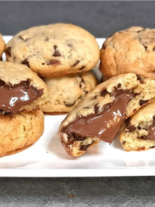 Cookie Pépite de Chocolat Fourré au Nutella